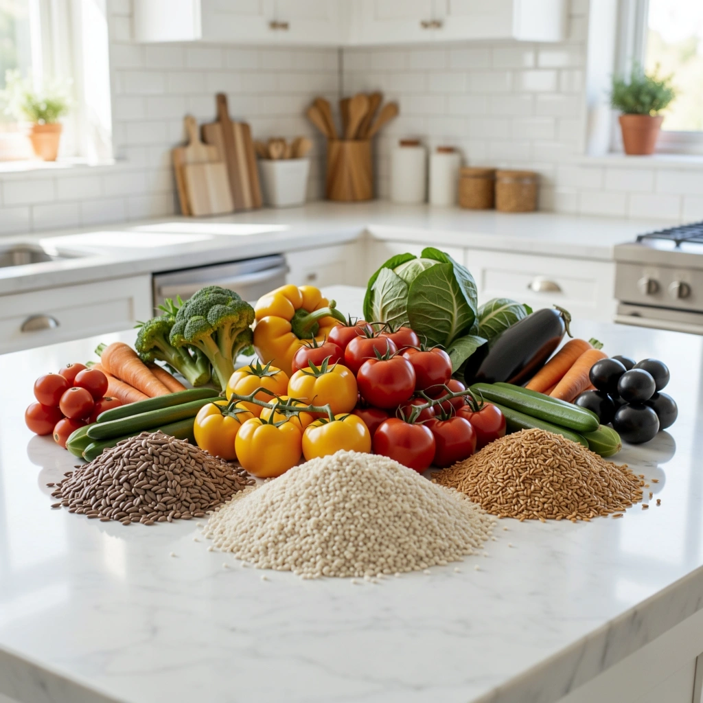 Frische gesunde Lebensmittel